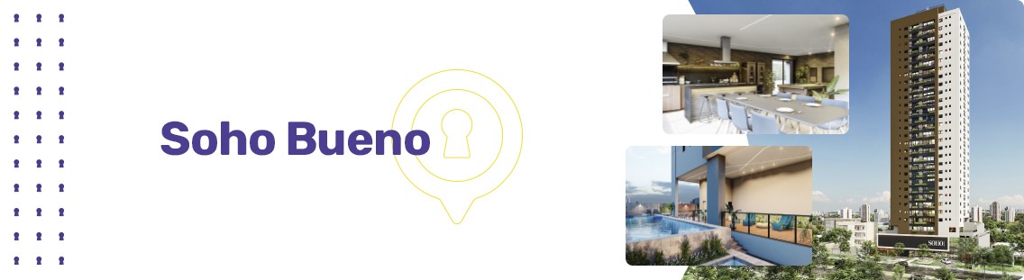 Apartamento à venda em Goiânia no Setor Bueno - Empreendimento Soho Bueno da Construtora WV Maldi - Fachada