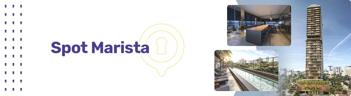 Apartamento à venda em Goiânia no Setor Marista - Empreendimento Spot Marista da Construtora City - Fachada