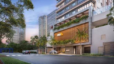 Apartamento à venda em Goiânia no Setor Bueno - Empreendimento Nest23 da Construtora Terral - Fachada