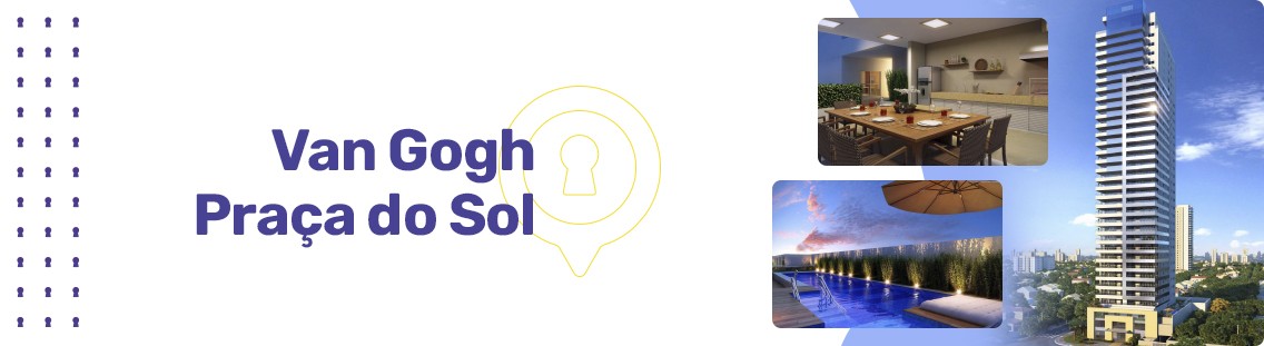 Apartamento à venda em Goiânia no Setor Oeste - Empreendimento Van Gogh Praça do Sol da Construtora Sousa Andrade - Fachada