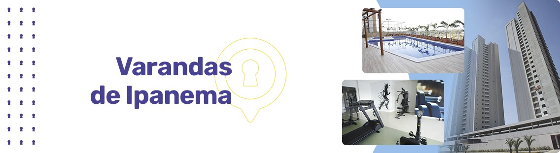 Apartamento à venda em Goiânia no Jardim Atlântico - Empreendimento Varandas de Ipanema da Construtora CMO - Fachada