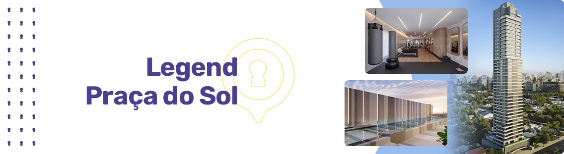 Apartamento à venda em Goiânia no Setor Oeste - Empreendimento Legend Praça do Sol da Construtora City - Fachada