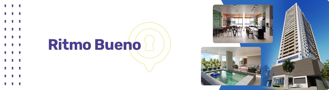 Apartamento à venda em Goiânia no Setor Bueno - Empreendimento Ritmo da Construtora CMO - Fachada