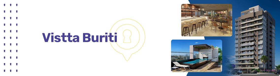 Apartamento à venda em Goiânia no Parque Amazônia - Empreendimento Vistta Buriti da Construtora Martins Soares - Fachada