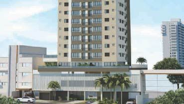 Apartamento à venda em Goiânia no Setor Bela Vista - Empreendimento Vivere Bela Vista da Construtora Queiroz Silveira - Fachada