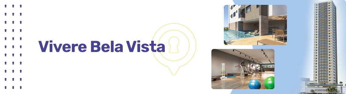 Apartamento à venda em Goiânia no Setor Bela Vista - Empreendimento Vivere Bela Vista da Construtora Queiroz Silveira - Fachada
