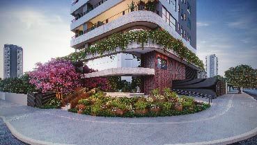 Apartamento à venda em Goiânia no Setor Oeste - Empreendimento Vogue Alameda da Construtora City - Fachada