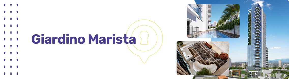 Apartamento à venda em Goiânia no Setor Marista - Empreendimento Giardino Marista da Construtora Grupo CF - Fachada