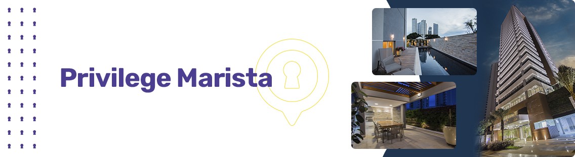 Apartamento à venda em Goiânia no Setor Marista - Empreendimento Privilege Marista da Construtora Grupo CF - Fachada