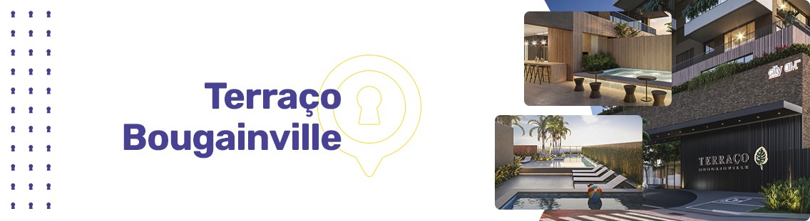 Apartamento à venda em Goiânia no Setor Marista - Empreendimento Terraço Bougainville da Construtora City - Fachada
