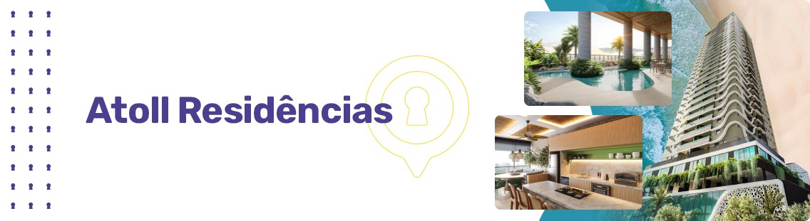 Apartamento à venda em Goiânia no Setor Marista - Empreendimento Atoll Residências da Construtora Sousa Andrade - Fachada