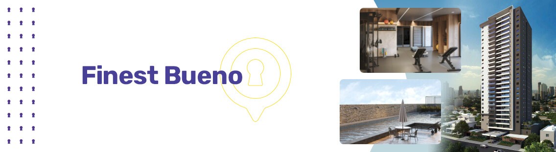 Apartamento à venda em Goiânia no Setor Bueno - Empreendimento Finest Bueno da Construtora Serca - Fachada (Capa Desktop)