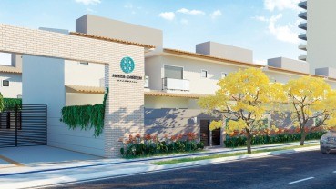 Apartamento à venda em Goiânia no Setor Jardim Atlântico - Sobrado House Garden Atântico da Construtora Áurea - Fachada