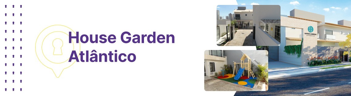 Apartamento à venda em Goiânia no Setor Jardim Atlântico - Sobrado House Garden Atântico da Construtora Áurea - Fachada (Capa Desktop)