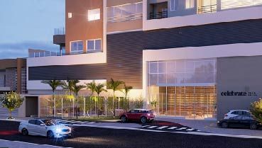 Apartamento à venda em Goiânia no Jardim América - Empreendimento Celebrate Vaca Brava da Construtora Dinâmica - Fachada