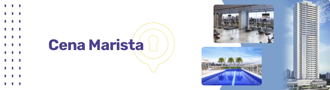 Apartamento à venda em Goiânia no Setor Marista - Empreendimento Cena Marista da Construtora Brasal - Fachada