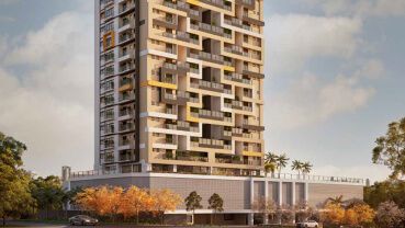 Apartamento à venda em Goiânia no Jardim Goiás - Empreendimento Emirates Parque Flamboyant da Construtora Sousa Andrade - Fachada (Card)