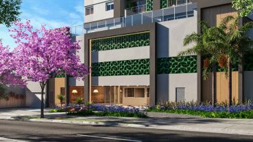 Apartamento à venda em Goiânia no Setor Bela Vista - Empreendimento Wish Bella Vista da Construtora EBM - Fachada (Card)
