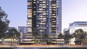 Apartamento à venda em Goiânia no Setor Pedro Ludovico - Empreendimento Urbani Vista Home da Construtora ACCE - Fachada (Card)