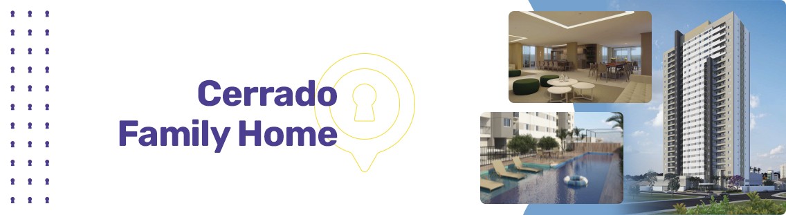 Apartamento à venda em Goiânia no Aeroviário - Empreendimento Cerrado Family Home da Construtora Tapajós - Fachada