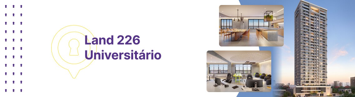 Apartamento à venda em Goiânia no Setor Universitário - Empreendimento Land 226 Universitário da Construtora Terral - Fachada