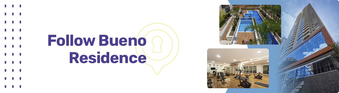 Apartamento à venda em Goiânia no Setor Bueno - Empreendimento Follow Bueno Residence da Construtora Rodrigues da Cunha - Fachada