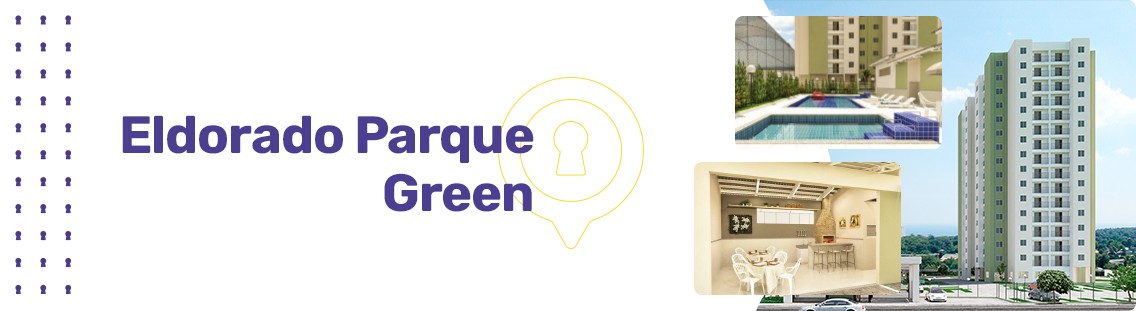 Apartamento à venda em Goiânia no Parque Oeste Industrial - Empreendimento Eldorado Parque - Green da Construtora Eldorado Parque - Fachada