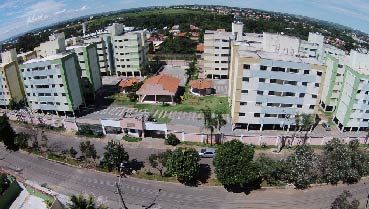 Apartamento à venda em Goiânia no Residencial Parque Flamboyant - Empreendimento Grandaso da Construtora Sim Engenharia - Fachada
