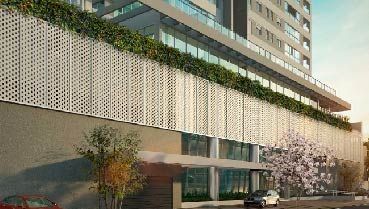 Apartamento à venda em Goiânia no Jardim Goiás - Empreendimento Horizonte Flamboyant da Construtora Partini - Fachada