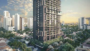 Apartamento à venda em Goiânia no Setor Bueno - Empreendimento Hub da Construtora City - Fachada