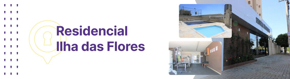 Apartamento à venda em Goiânia no Residencial Ilha das Flores - Fachada (Capa Desktop)