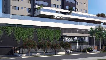 Apartamento à venda em Goiânia no Jardim América - Empreendimento Jardim Bueno da Construtora FR Incorporadora - Fachada