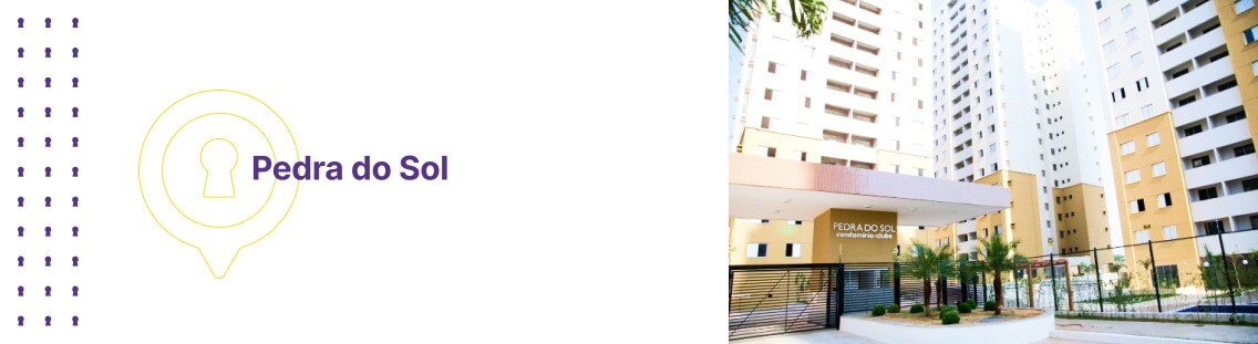 Apartamento à venda em Goiânia no Residencial Pedra do Sol - Fachada (Capa Desktop)